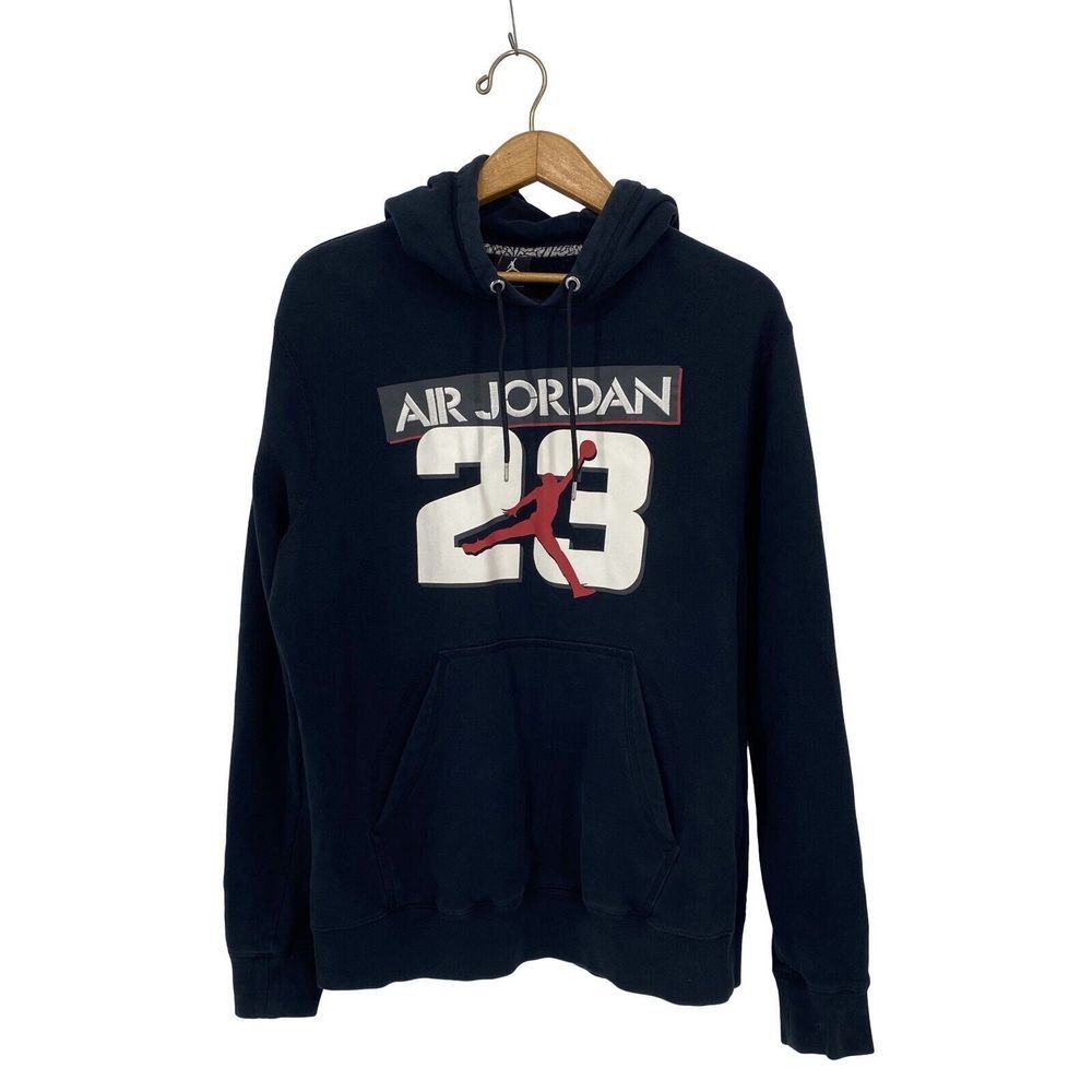 Air Jordan VTG Jump man Embroidered Pullover Sweatshirt Hoodie Men’s XL